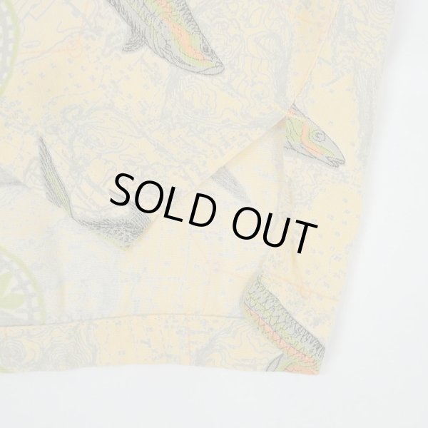 画像5: Early 00's Columbia S/S 総柄 レーヨンオープンカラーシャツ (5)