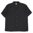 画像1: 00's Natural Issue S/S オープンカラーシャツ "BLACK" (1)