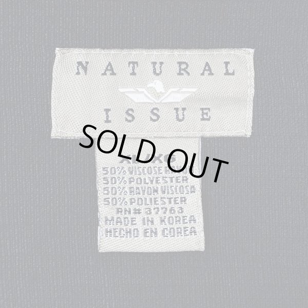 画像2: 00's Natural Issue S/S オープンカラーシャツ "BLACK" (2)