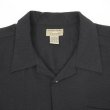 画像3: 00's Natural Issue S/S オープンカラーシャツ "BLACK" (3)