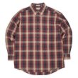 画像1: Early 00's Arrow コットン×レーヨンシャツ "Ombre Plaid" (1)