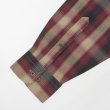 画像4: Early 00's Arrow コットン×レーヨンシャツ "Ombre Plaid" (4)