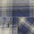 画像4: 00's Field & Stream ヘビーネルシャツ "Navy Ombre Plaid" (4)