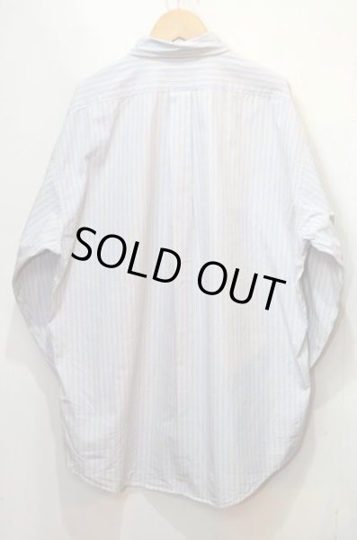 画像2: 90's J.CREW マルチストライプ柄 ボタンダウンシャツ (2)