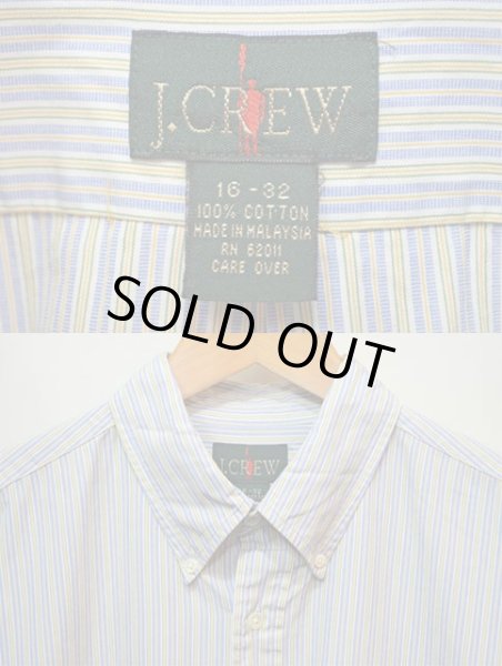 画像3: 90's J.CREW マルチストライプ柄 ボタンダウンシャツ (3)