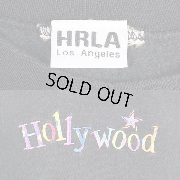 画像3: 90's HRLA ロゴ刺繍 スウェットシャツ (3)
