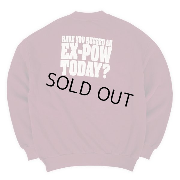 画像2: 90's AMERICAN EX-POW ロゴプリントスウェット "JERZEES body / MADE IN USA" (2)