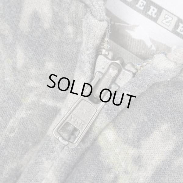 画像4: 00's JERZEES Outdoors リアルツリーカモ柄 フルジップスウェットパーカー (4)