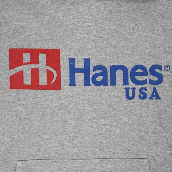 画像3: 90's Hanes コーポレートロゴ スウェットパーカー "MADE IN USA" (3)