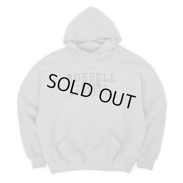 画像1: 90-00's RUSSELL コーポレートロゴ スウェットパーカー "Hether Gray" (1)