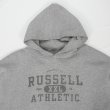 画像2: 90-00's RUSSELL コーポレートロゴ スウェットパーカー "Hether Gray" (2)