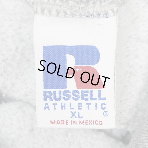 画像3: 90-00's RUSSELL コーポレートロゴ スウェットパーカー "Hether Gray" (3)