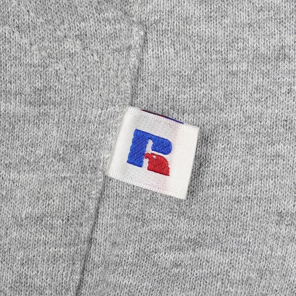 画像4: 90-00's RUSSELL コーポレートロゴ スウェットパーカー "Hether Gray" (4)
