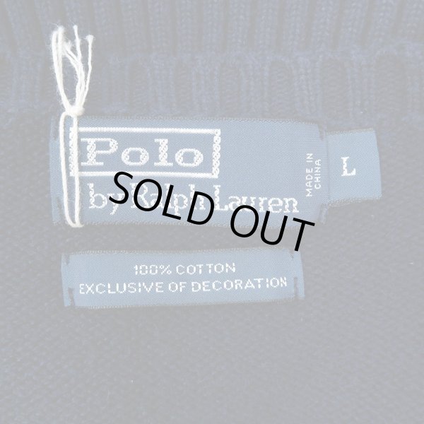 画像2: 90's Polo Ralph Lauren コットンニット (2)