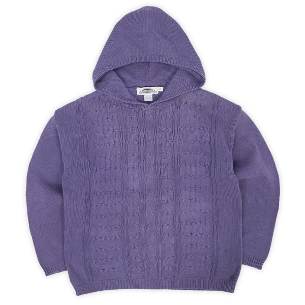 画像1: 90's SMYTHE AND COMPANY コットンニットフーディー (1)