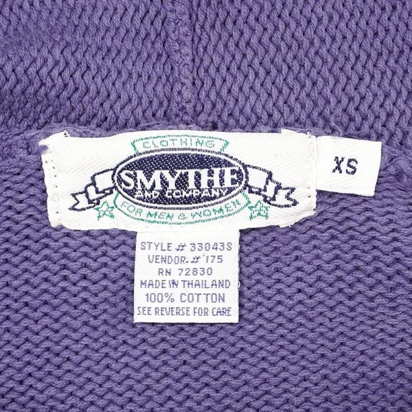 画像2: 90's SMYTHE AND COMPANY コットンニットフーディー (2)