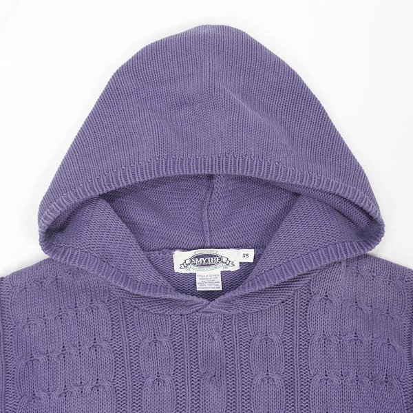 画像3: 90's SMYTHE AND COMPANY コットンニットフーディー (3)