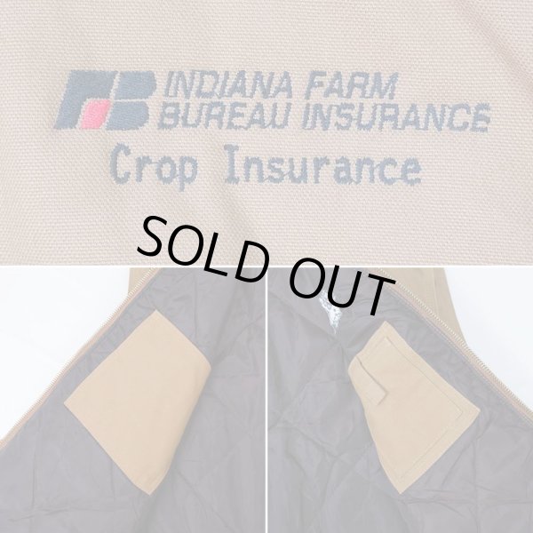 画像4: 00's BERNE キルティングライナー ダックベスト "DEADSTOCK" (4)