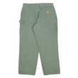 画像2: 00's Carhartt ダックペインターパンツ "OLIVE" (2)