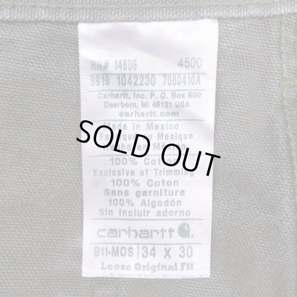 画像3: 00's Carhartt ダックペインターパンツ “OLIVE / W34 L30” (3)