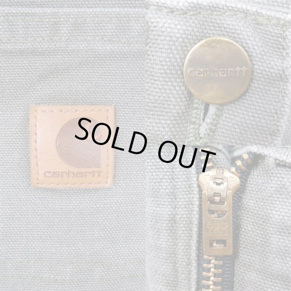 画像4: 00's Carhartt ダックペインターパンツ “OLIVE / W34 L30” (4)