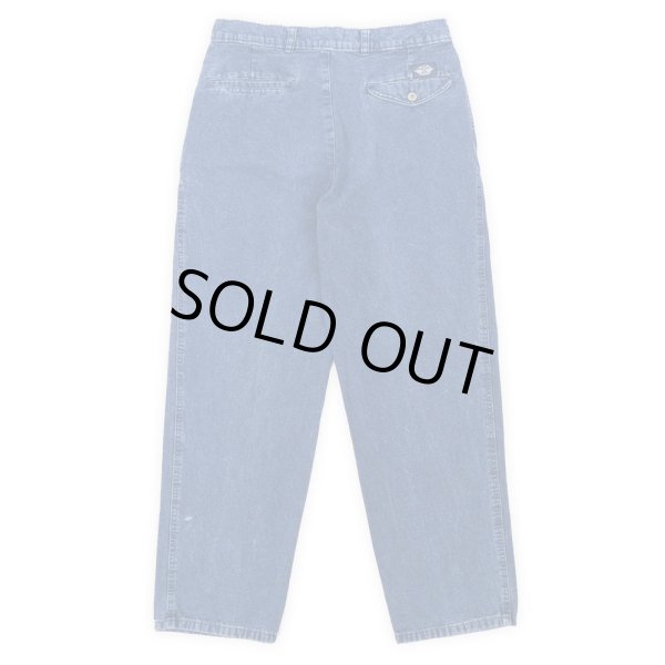画像2: 00's DOCKERS 2タック デニムトラウザー "W31 L30" (2)