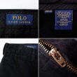 画像4: 00's Polo Ralph Lauren ノータック チノトラウザー “BLACK” (4)