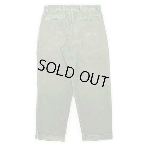 画像2: 00's DOCKERS 2タック 太畝コーデュロイトラウザー "OLIVE / W34 L30" (2)