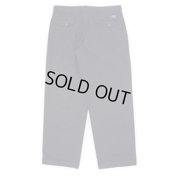 画像2: Early 00's DOCKERS 2タック チノトラウザー "DARK NAVY / W34 L30" (2)