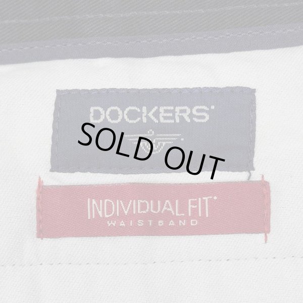 画像3: Early 00's DOCKERS 2タック チノトラウザー "DARK NAVY / W34 L30" (3)