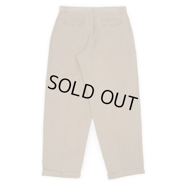 画像2: 80-90's Banana Republic 2タック チノトラウザー "W34 L30" (2)