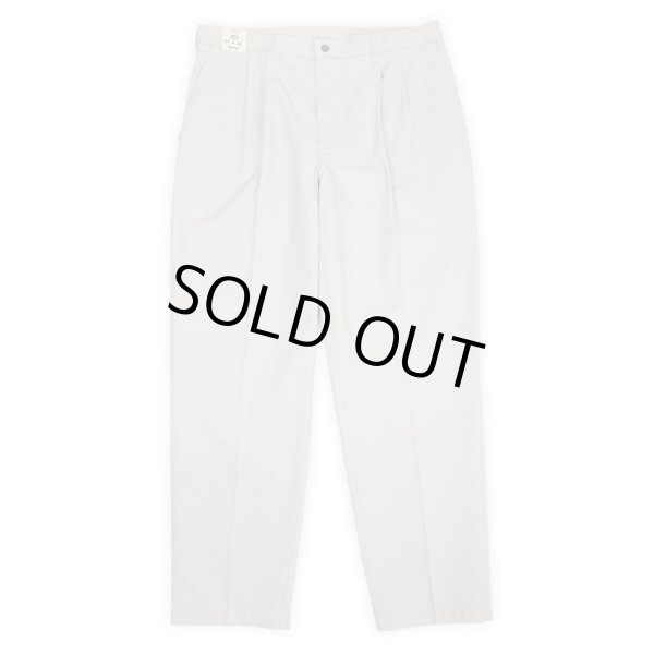 画像1: 00's Lee 2タック チノトラウザー "DEADSTOCK / IVORY / W36 L30" (1)