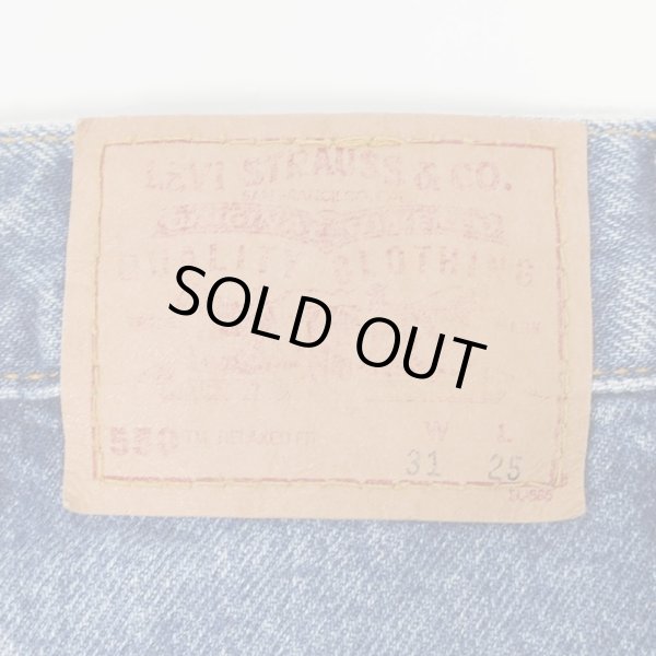 画像3: 00's Levi's 550 デニムパンツ "Rare Size W31 L25" (3)