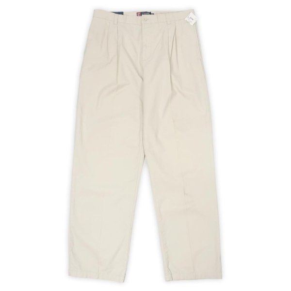 画像1: 00's CHAPS 2タック チノトラウザー “OFF WHITE / W34 L32” (1)