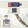 画像3: 00's CHAPS 2タック チノトラウザー “OFF WHITE / W34 L32” (3)