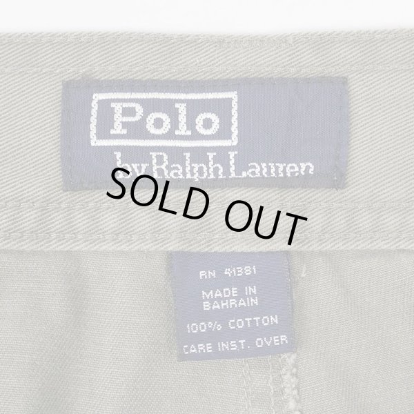 画像4: 90's Polo Ralph Lauren 1タック カーゴショーツ "TARPOON SHORT" (4)