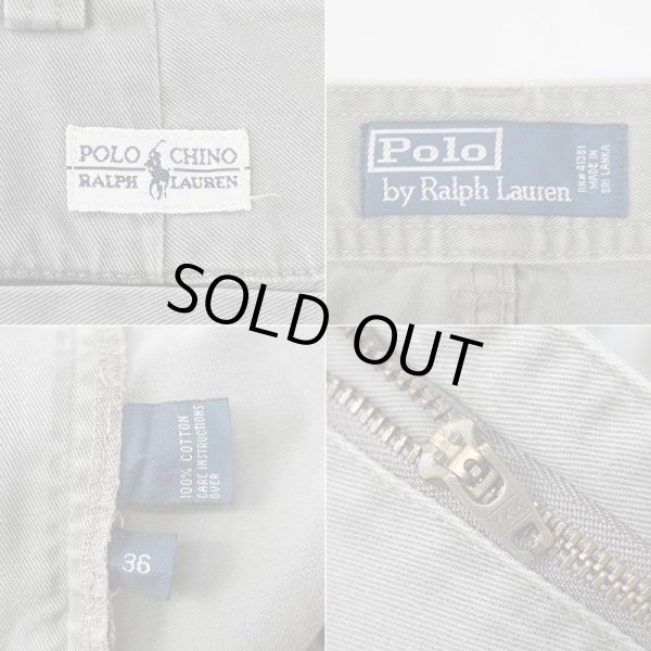 画像3: 90's Polo Ralph Lauren 6ポケット カーゴショーツ “GRAY” (3)