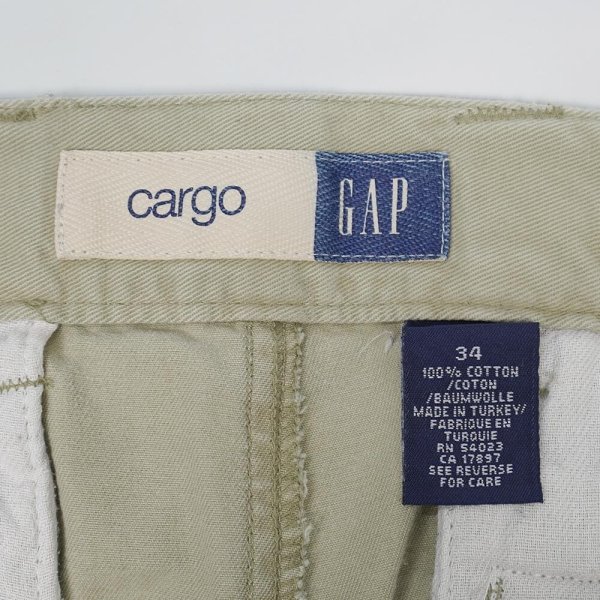 画像3: 00's OLD GAP 6ポケット チノカーゴショーツ (3)