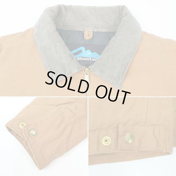 画像5: 00's Tri-Mountain ダック ワークジャケット "企業ロゴ刺繍" (5)