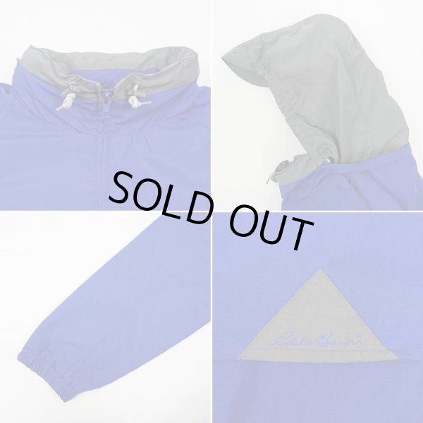 画像4: 90's Eddie Bauer スタンドカラー ナイロンジャケット "黒タグ" (4)