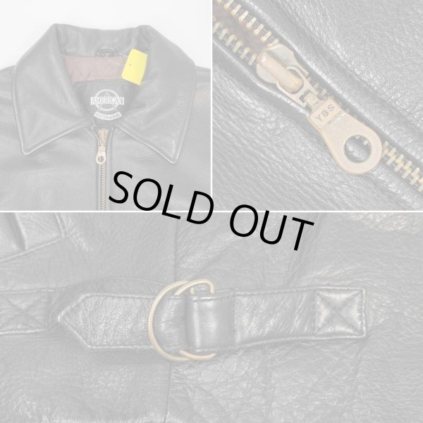 画像4: 90's American Outerwear レザー スポーツジャケット (4)