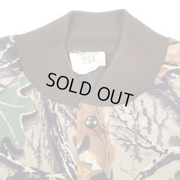 画像3: 90's West ark リアルツリーカモ柄 コットンスタジャン "MADE IN USA" (3)