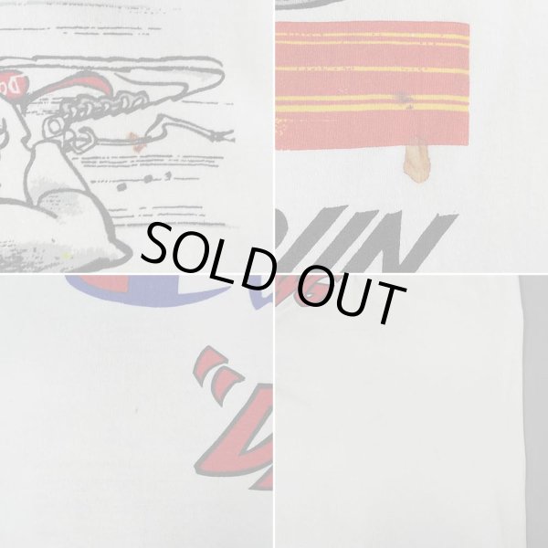 画像5: 80's Champion 染み込みプリントTシャツ "MADE IN USA" (5)