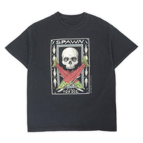 画像1: 00's RAY TROLL アートTシャツ "SPAWN TILL YOU DIE" (1)