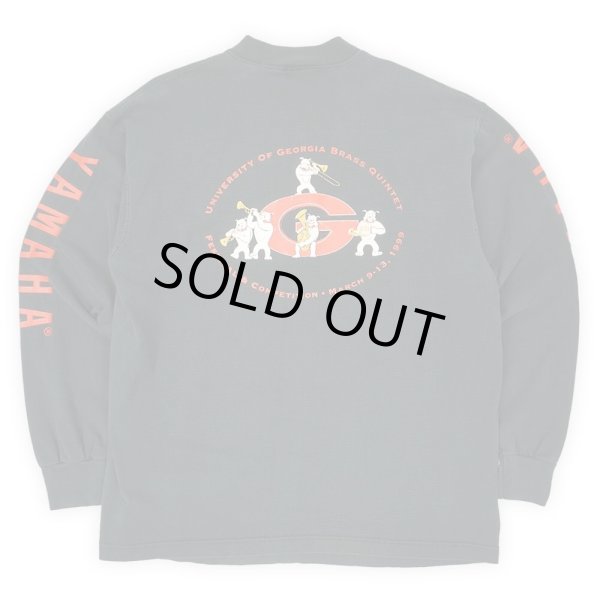 画像1: 90's University of Georgia L/S 両面プリントTシャツ (1)