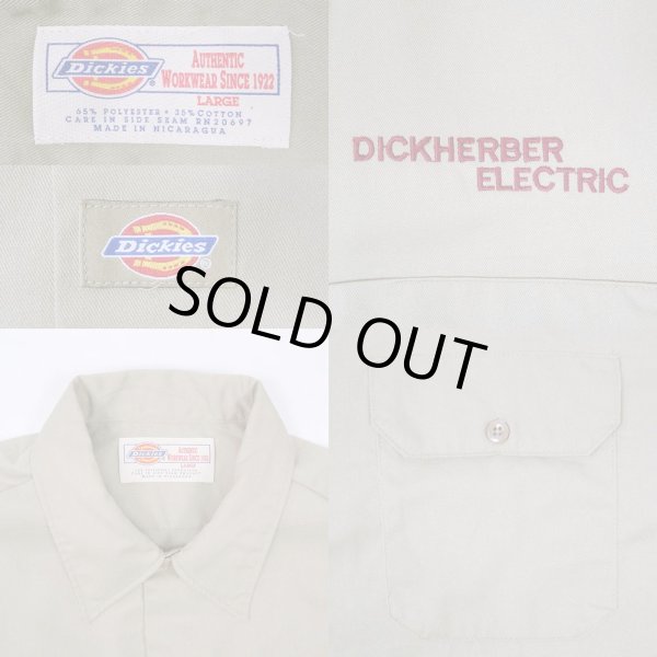 画像3: 00's Dickies S/S ワークシャツ "DEADSTOCK" (3)