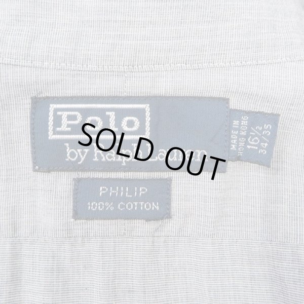 画像3: 90's Polo Ralph Lauren レギュラーカラーシャツ "PHILIP" (3)