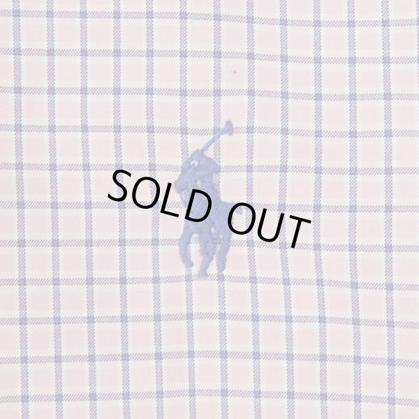 画像3: 90-00's Polo Ralph Lauren ボタンダウンシャツ "CLASSIC FIT / PINK BASE" (3)