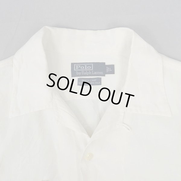 画像3: 90's Polo Ralph Lauren S/S オープンカラーシャツ "BEACH CAMP" (3)