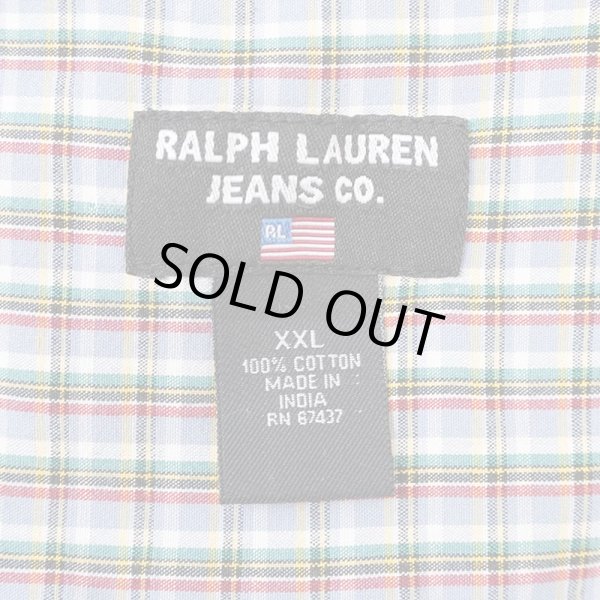 画像2: 90's POLO JEANS S/S ボタンダウンシャツ (2)